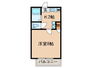 アネックスさかえの物件間取画像